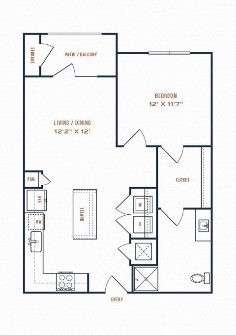 KNOX A3 ANSI FLOOR PLAN
